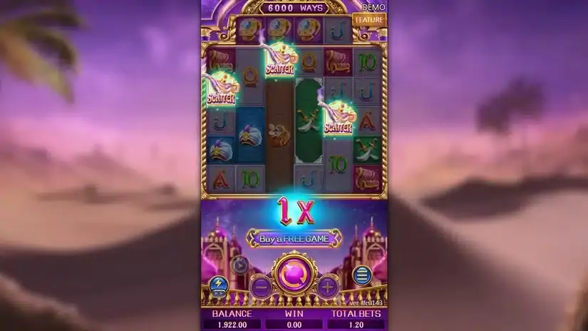 Golden Genie slot screenshot 3
