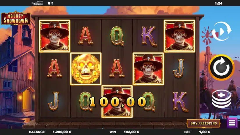 Bounty Showdown slot screenshot 