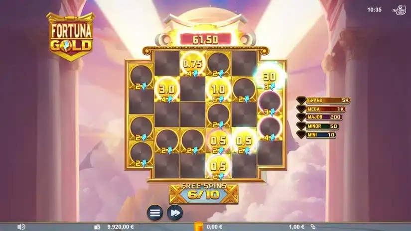 Fortuna Gold slot screenshot 