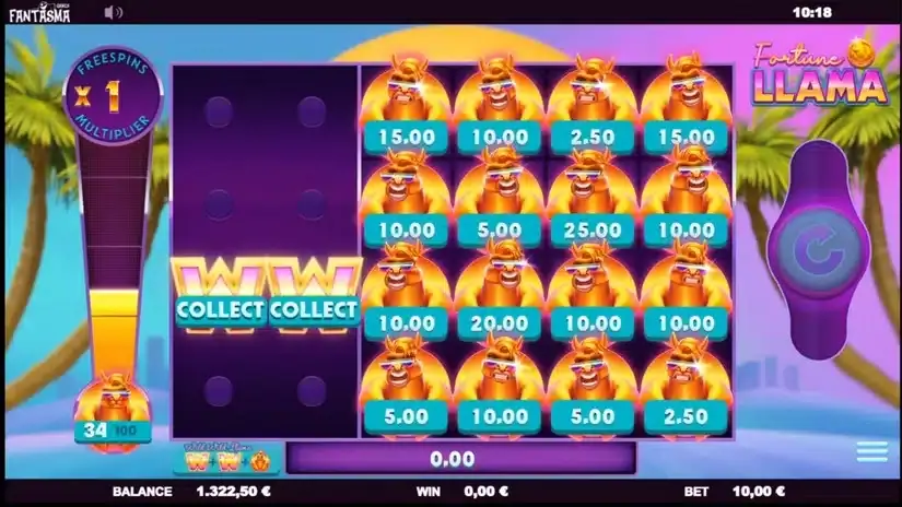 Fortune Llama slot screenshot 3