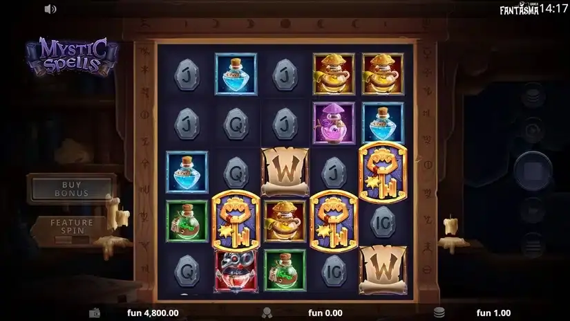 Mystic Spells slot screenshot 2