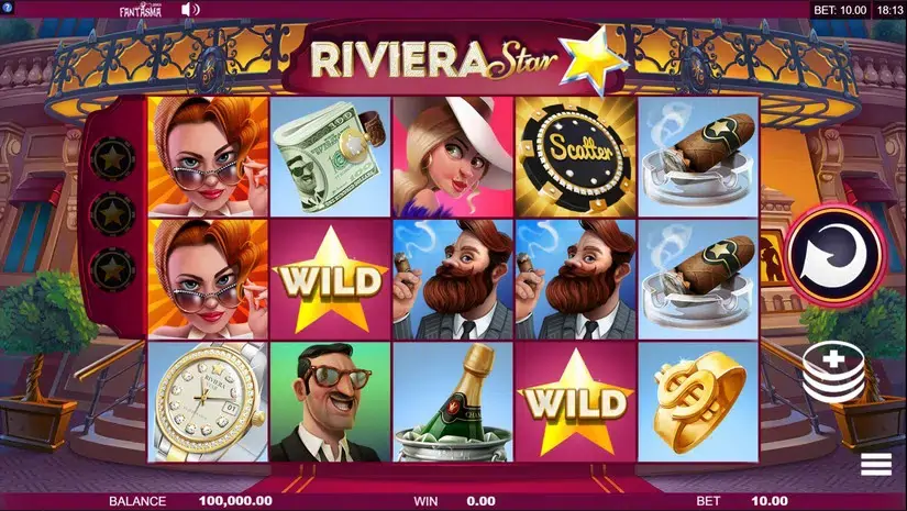Riviera Star slot screenshot 1
