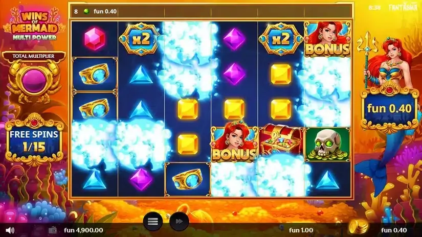 Wins of Mermaid Multipower slot screenshot 4