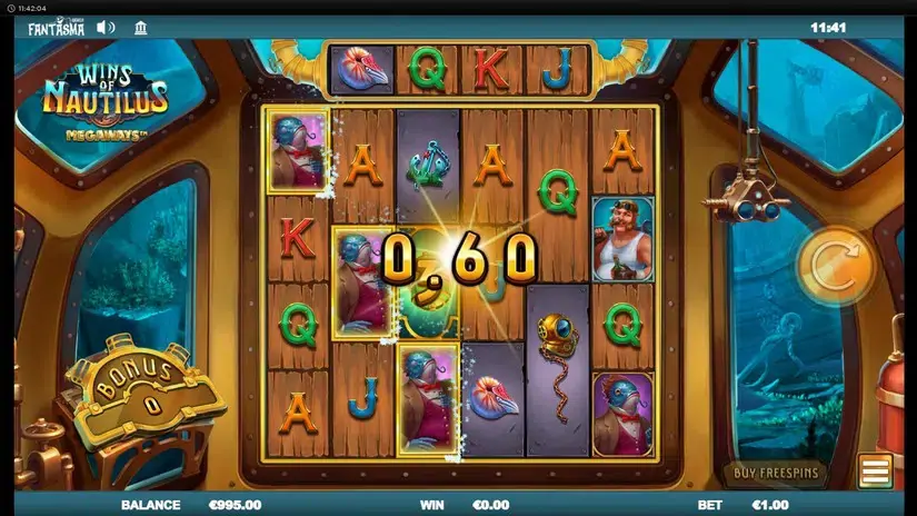Wins of Nautilus Megaways slot screenshot 2