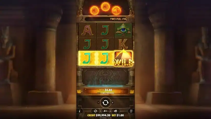 Code of Cairo slot screenshot 3