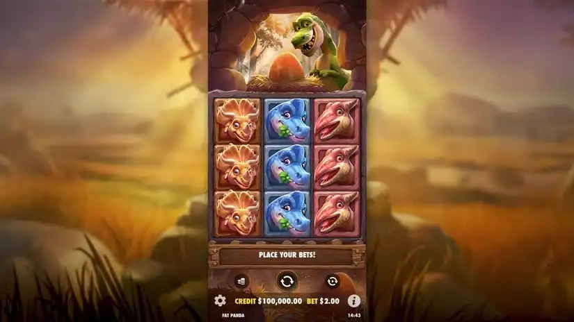 Dino Drop slot screenshot 