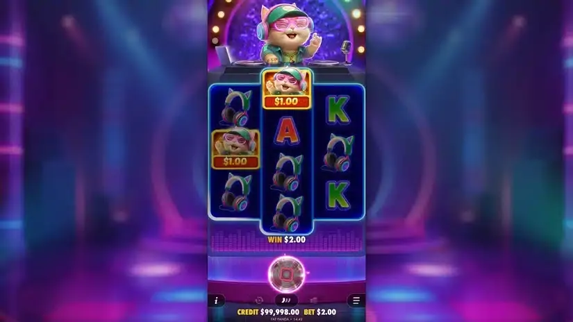 DJ Neko slot screenshot 2