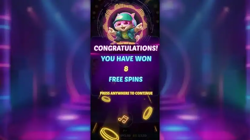 DJ Neko slot screenshot 3