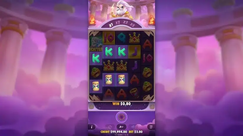 Olympus Wins slot screenshot 2