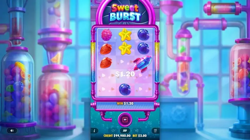 Sweet Burst slot screenshot 2
