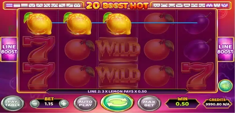 20 Boost Hot slot screenshot 2