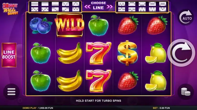 20 Hot Wilds Boost slot screenshot 1