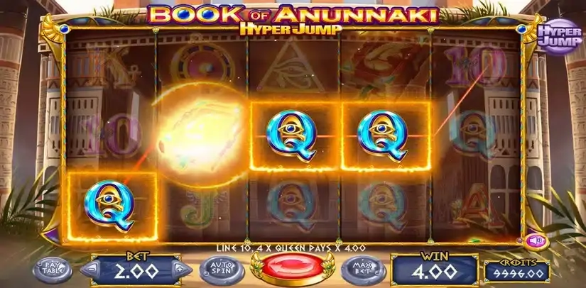 Book of Anunnaki slot screenshot 2