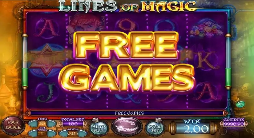 Lines of Magic slot screenshot 3