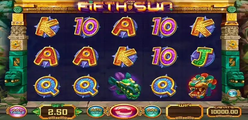 Under the Fifth Sun slot screenshot 1