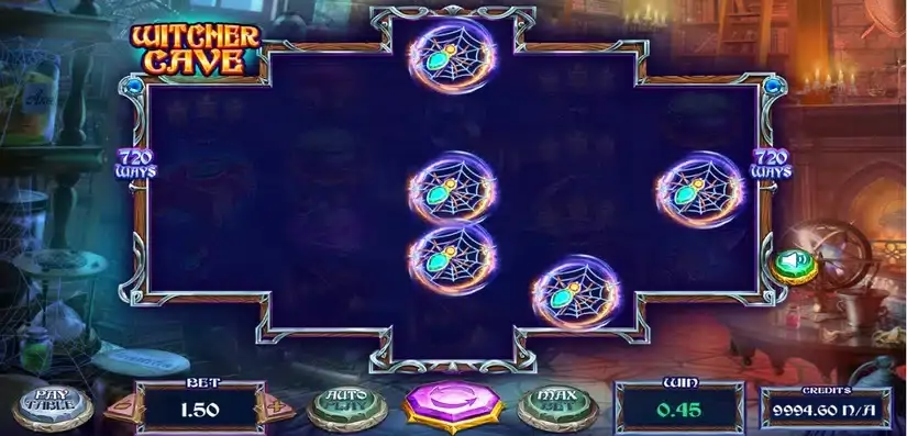 Witcher Cave slot screenshot 3