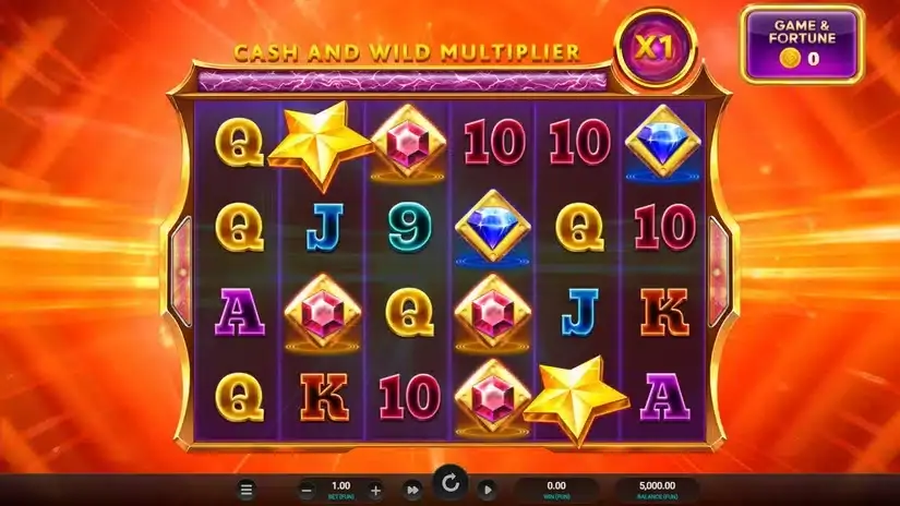 Cosmic Rush Dream Drop slot screenshot