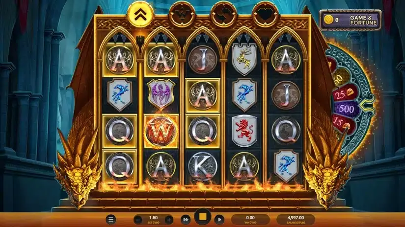 Temple of Fury Dream Drop slot screenshot 2