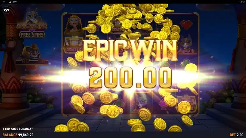3 Tiny Gods Bonanza slot screenshot 6