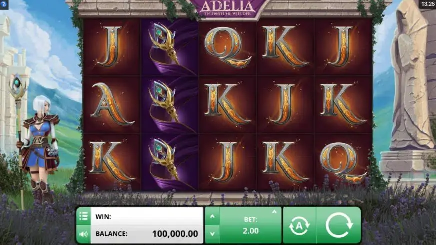 Adelia The Fortune Wielder slot screenshot 1