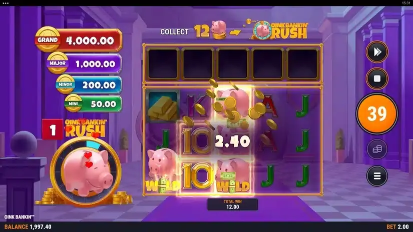 Oink Bankin’ slot screenshot 4
