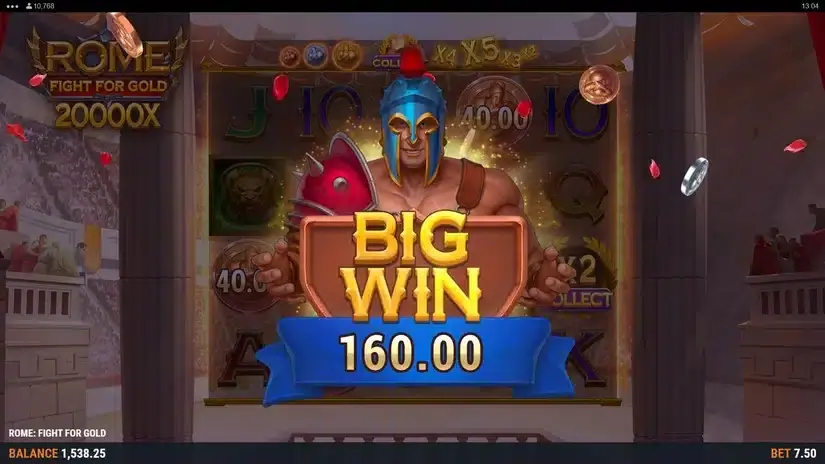 Rome Fight For Gold slot screenshot 
