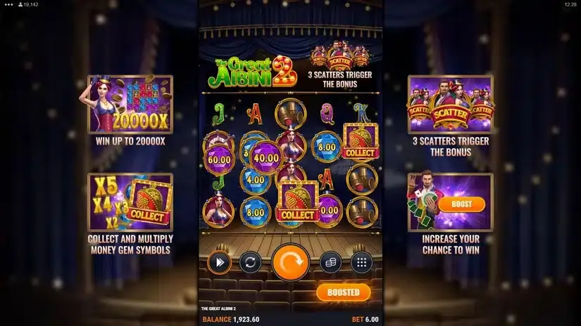 The Great Albini 2 slot screenshot 2