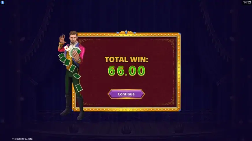 The Great Albini slot screenshot