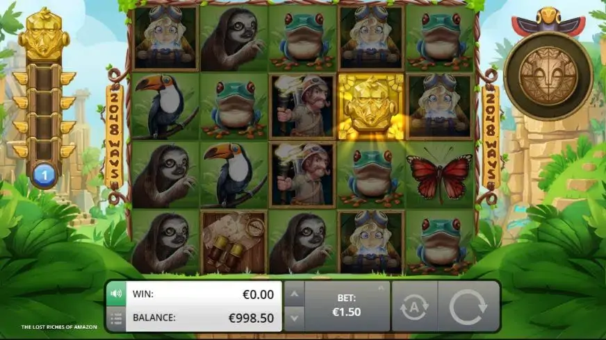 The Lost Riches of Amazon slot screenshot 3
