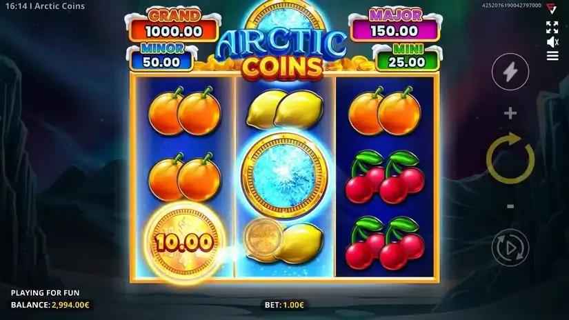 Arctic Coins: Running Wins slot screenshot 2