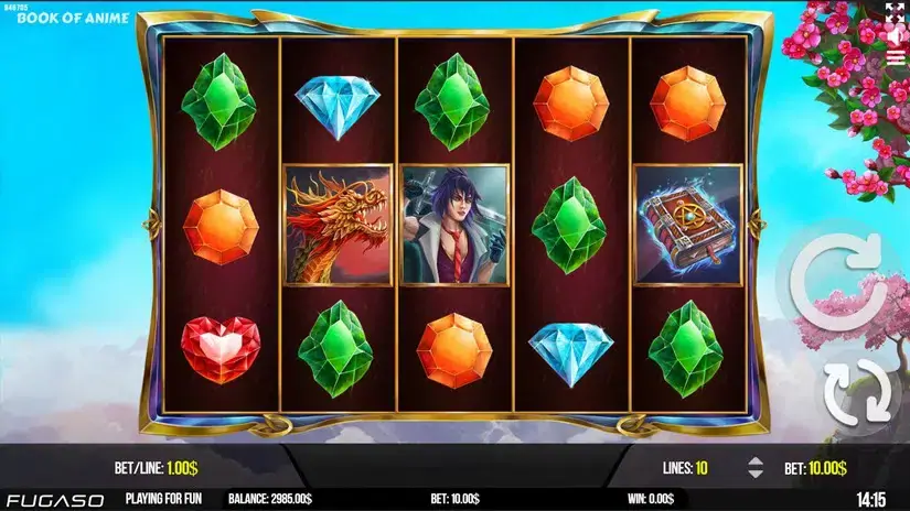 Book of Anime slot screenshot 