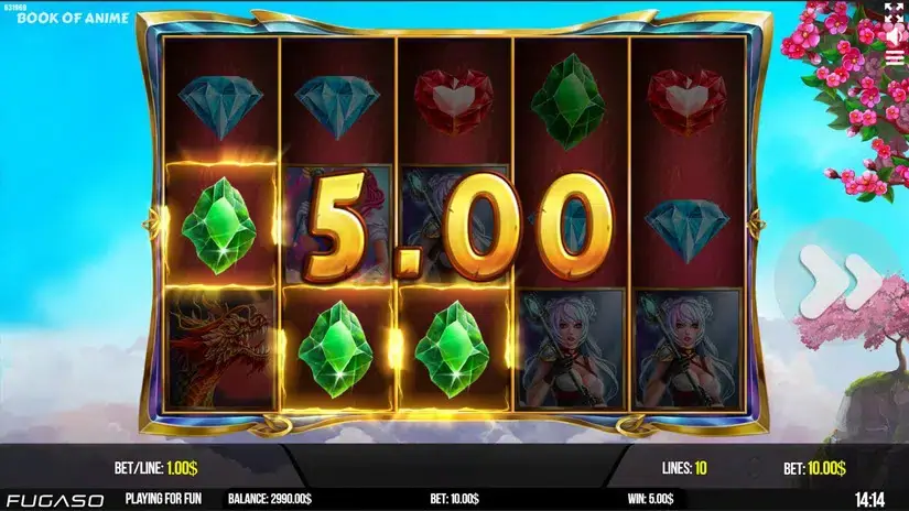 Book of Anime slot screenshot 2