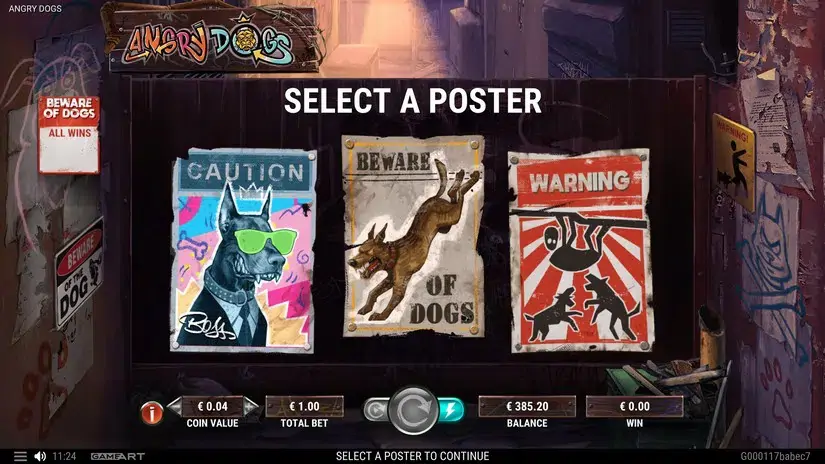 Angry Dogs slot screenshot 5