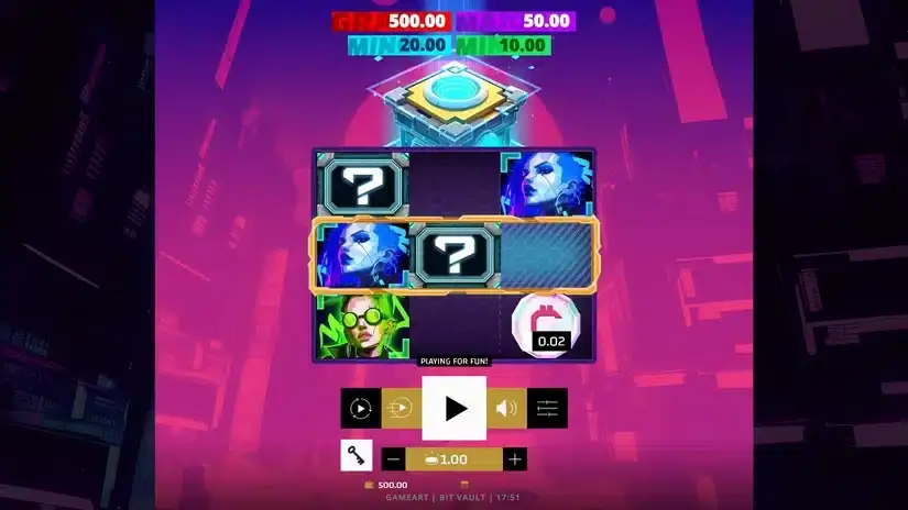 Bit Vault slot screenshot 