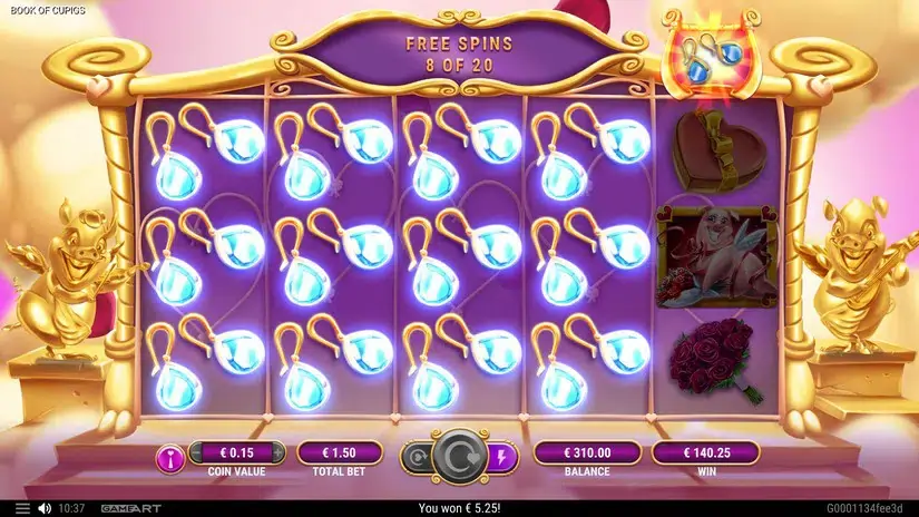 Book of Cupigs slot screenshot 8
