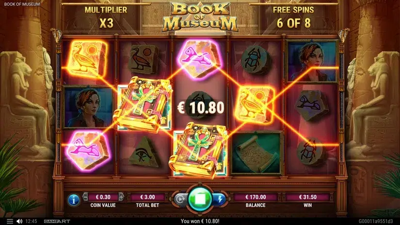 Book of Museum slot screenshot 6
