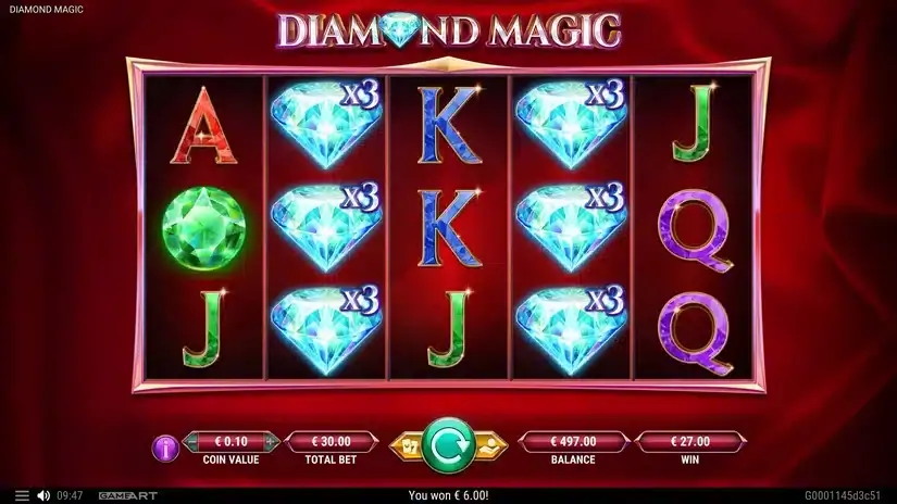 Diamond Magic slot screenshot 
