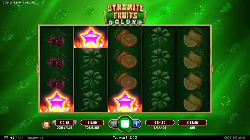 Dynamite Fruits Deluxe slot screenshot 5