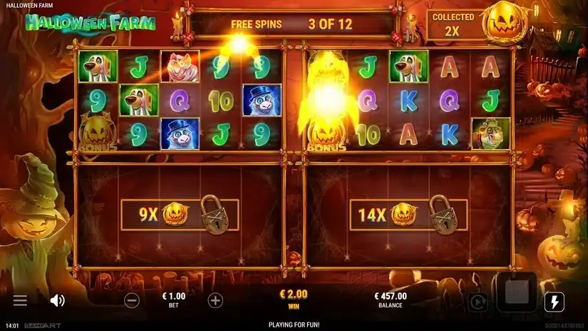 Halloween Farm slot screenshot 4