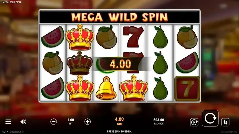 Mega Wild Spin slot screenshot 2
