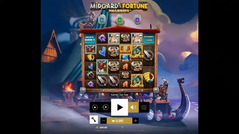 Midgard’s Fortune Megaways slot screenshot 1