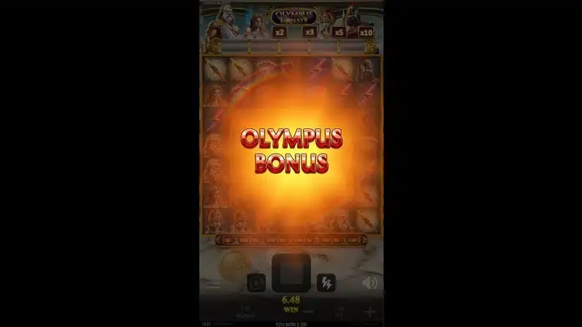 Olympus Majesty slot screenshot 4