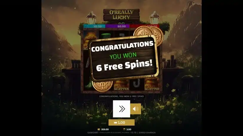 O’Really Lucky slot screenshot 2