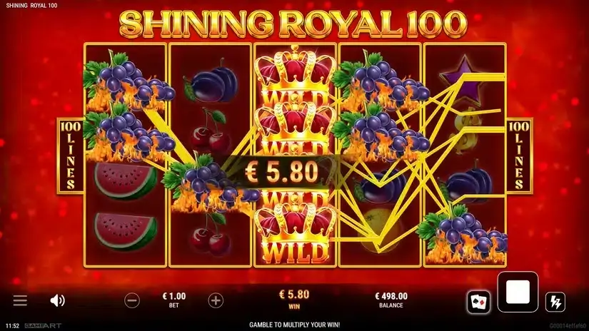 Shining Royal 100 slot screenshot 4