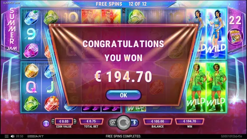 Summer Jam slot screenshot 9