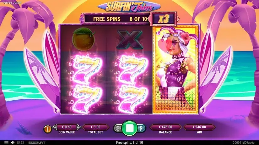 Surfin’ Joker slot screenshot 7