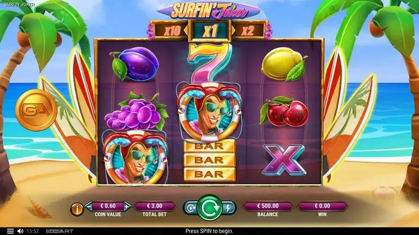 Surfin’ Joker slot screenshot 1