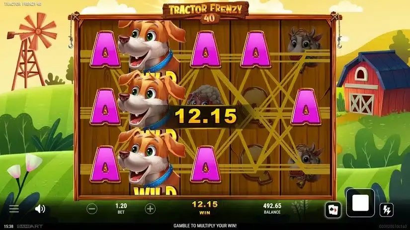 Tractor Frenzy 40 slot screenshot 4