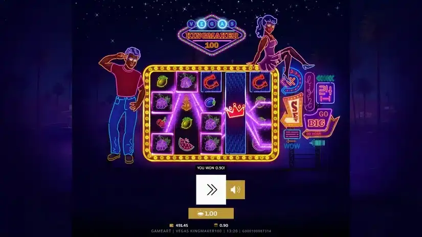 Vegas Kingmaker 100 slot screenshot 2