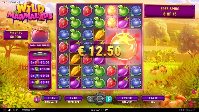 Wild Marmalade slot screenshot 6